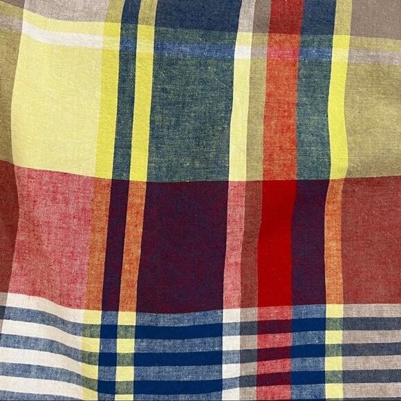 Lane Bryant Plaid Off The Shoulder Blouse. Super Cute!!. Sz 18/20. EUC! - Picture 2 of 11